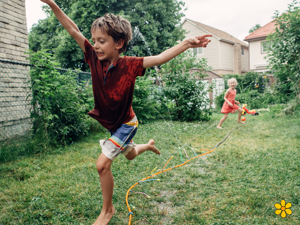 kid in the garden